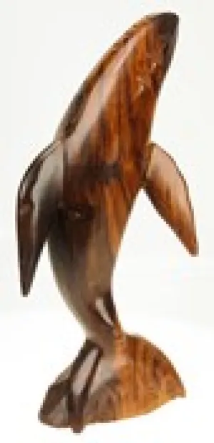 Wood Humpback Whale Base Mini